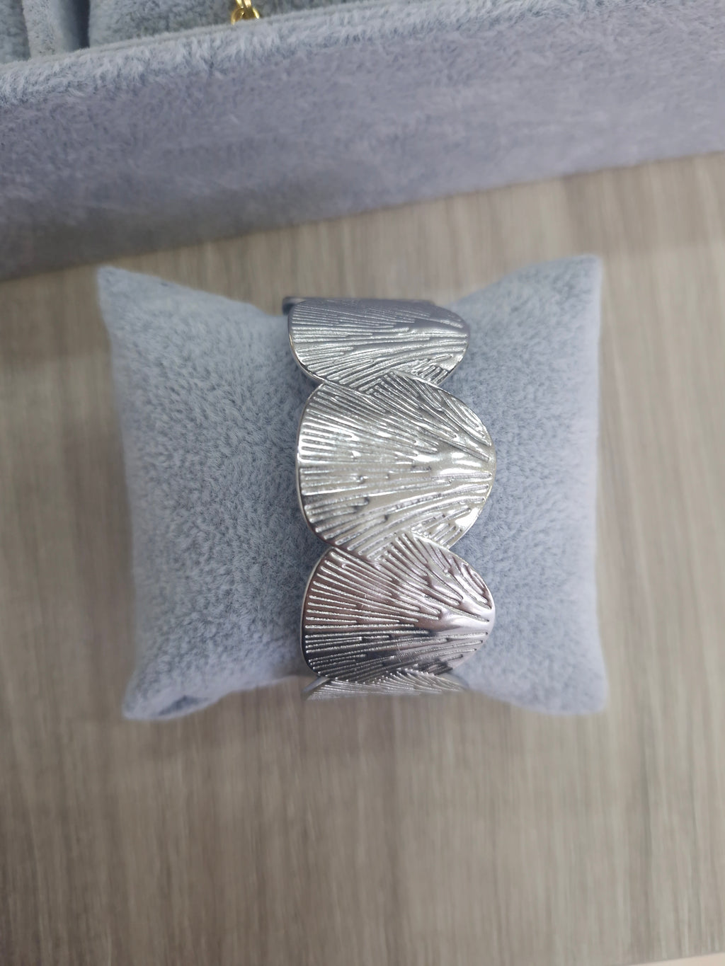 Stainless steel βραχιολι ασημι με κοχύλια