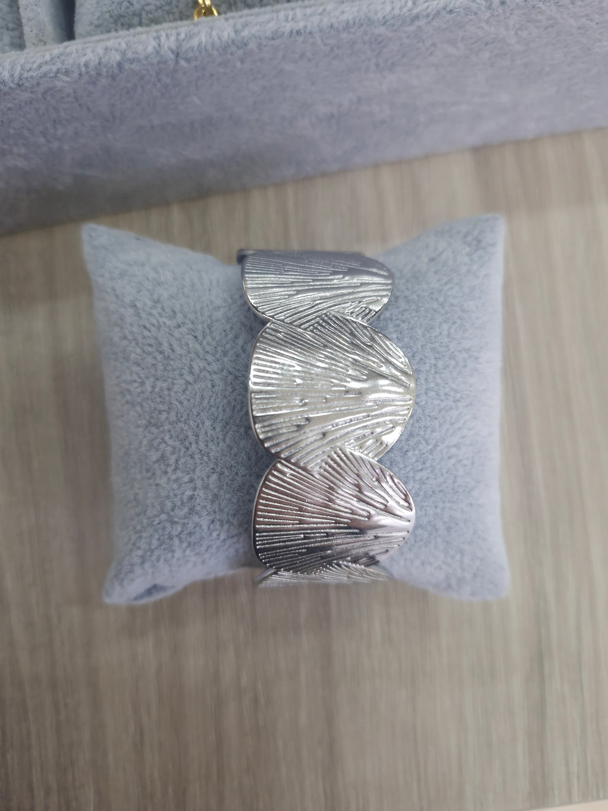 Stainless steel βραχιολι ασημι με κοχύλια