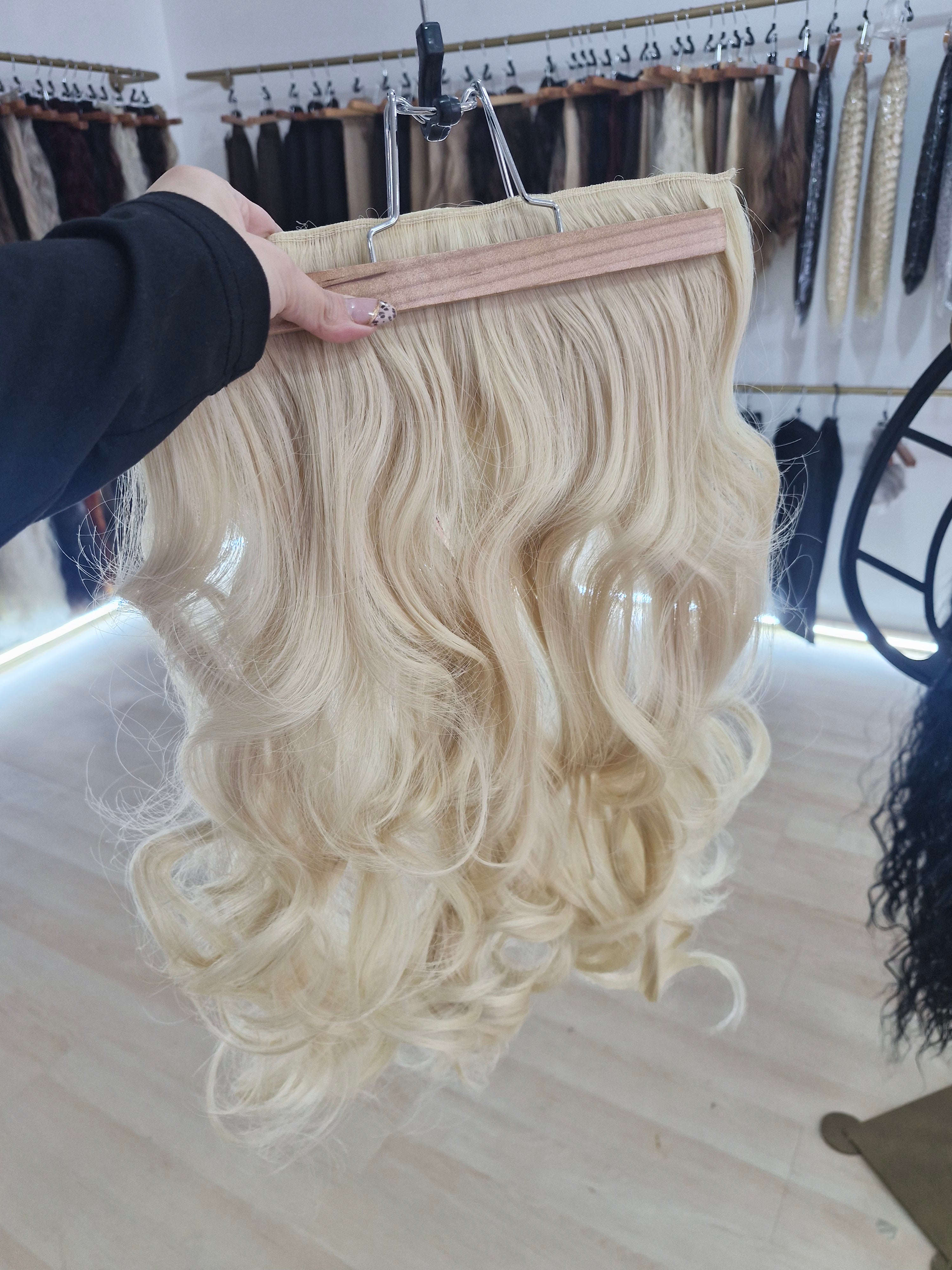 PREMIUM HAIR, τρεσα ξανθο μπεζ μονοκόμματη 60εκ/185γρ