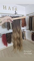 Άλογοουρα balayage χρυσο/μελι