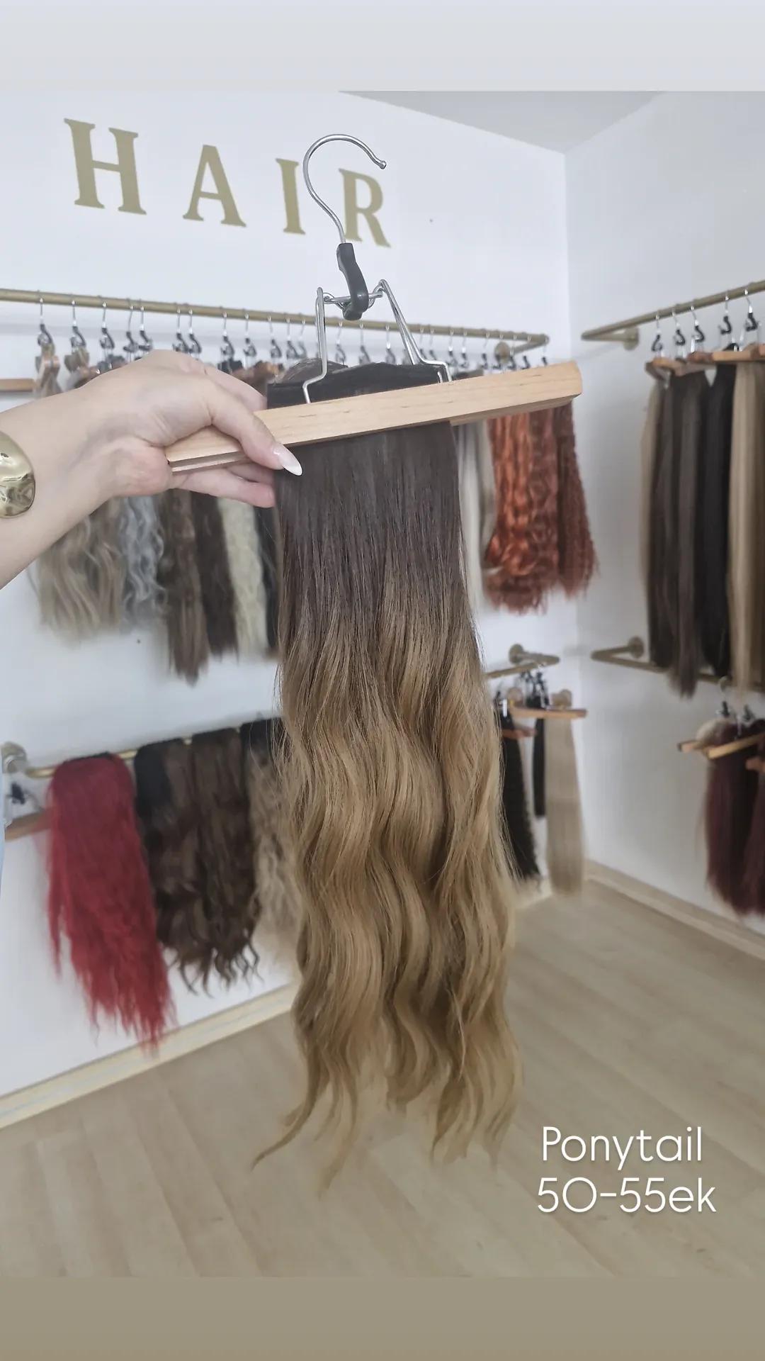 Άλογοουρα balayage χρυσο/μελι