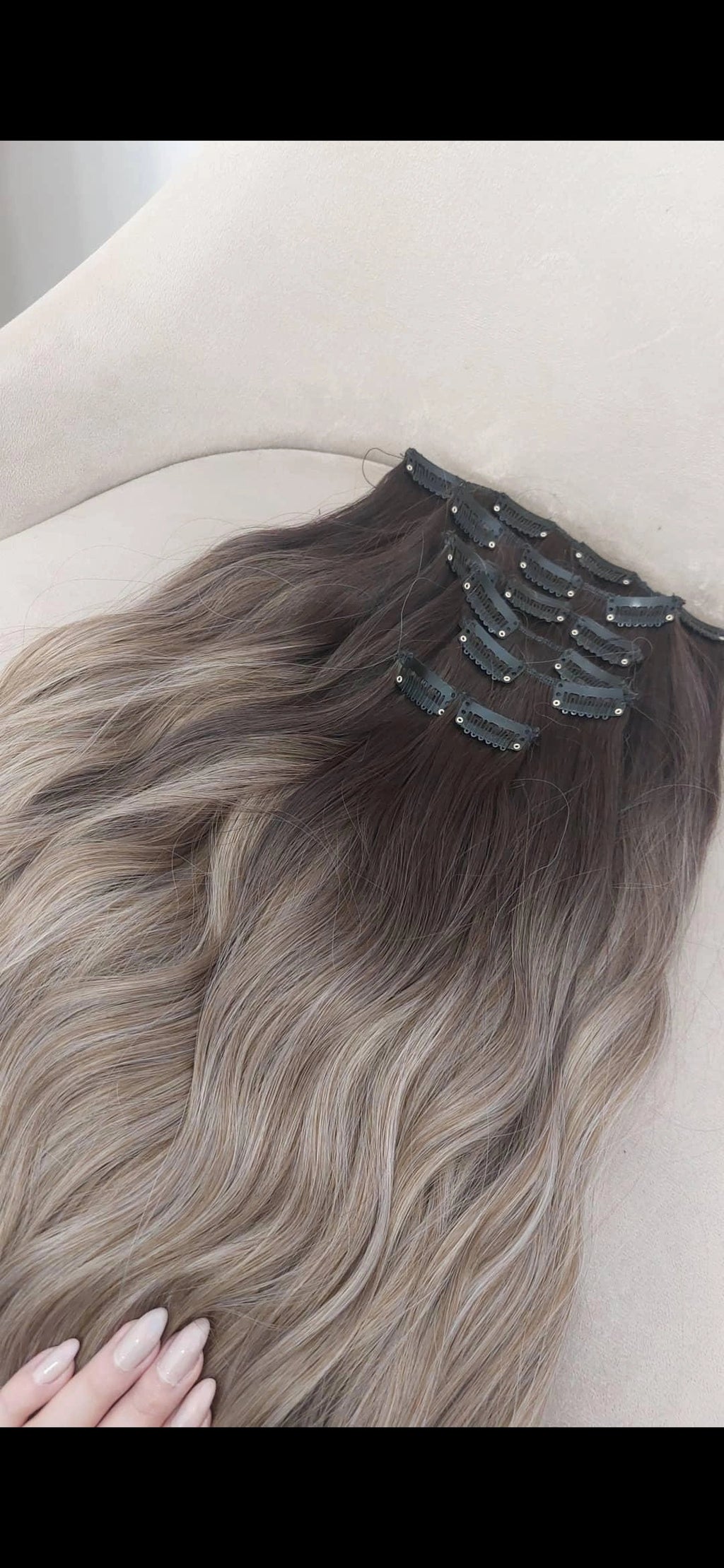 Τρεσα balayage σαντρε ,7 κομμάτια 60-65εκ