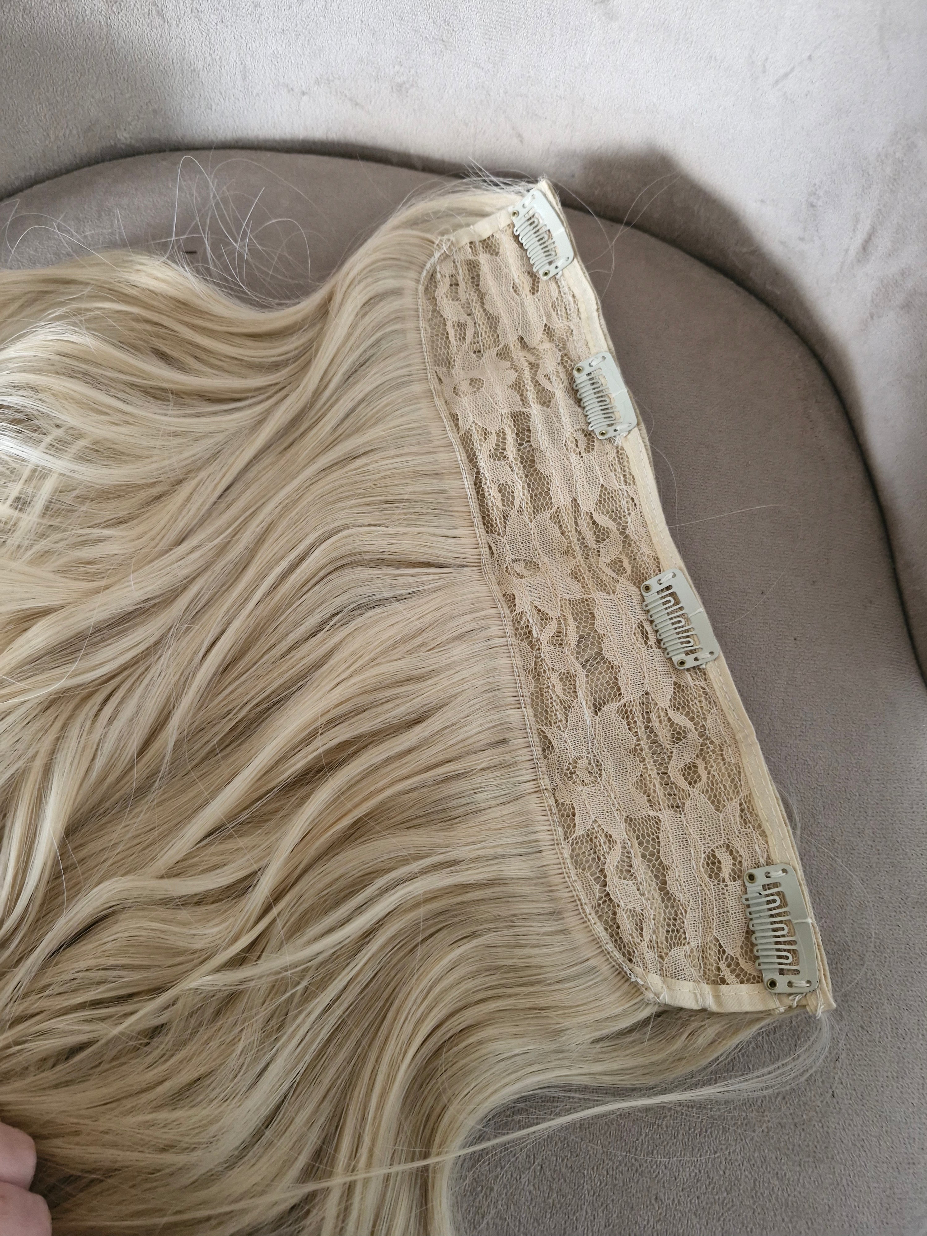 PREMIUM HAIR, τρεσα ξανθο μπεζ μονοκόμματη 60εκ/185γρ