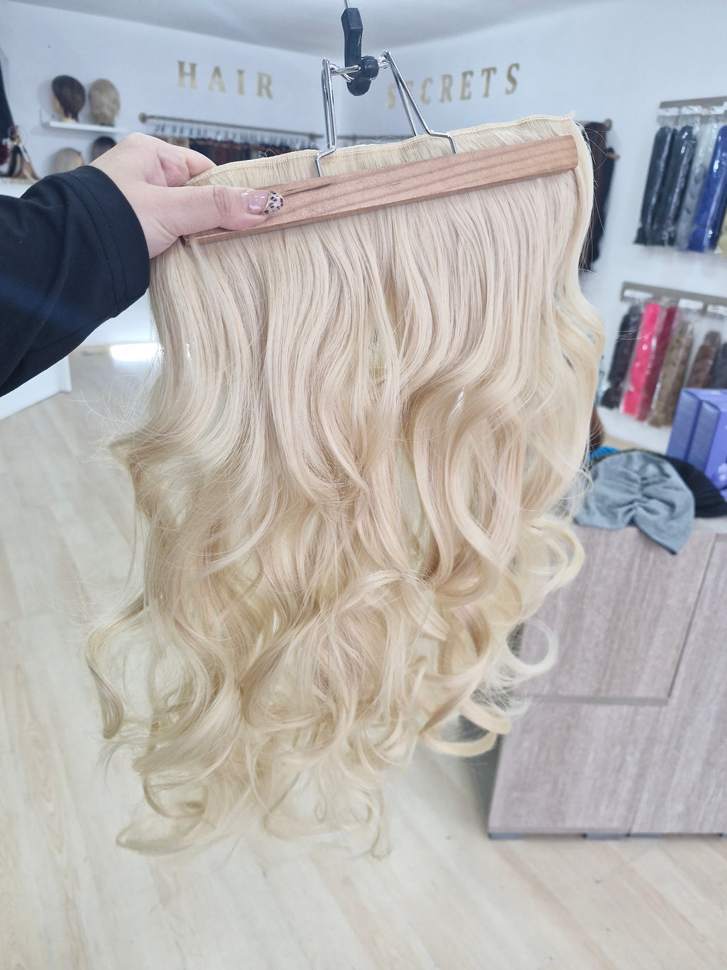 PREMIUM HAIR, τρεσα ξανθο μπεζ μονοκόμματη 60εκ/185γρ