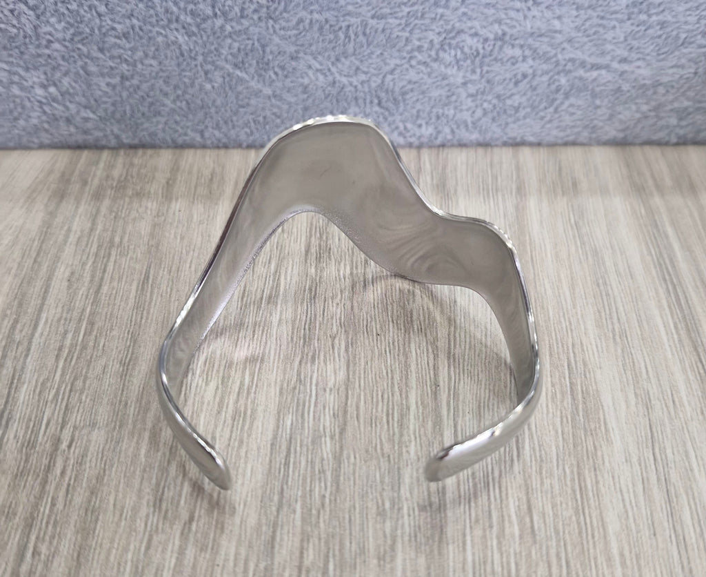 Stainless steel βραχιολι  ασημι