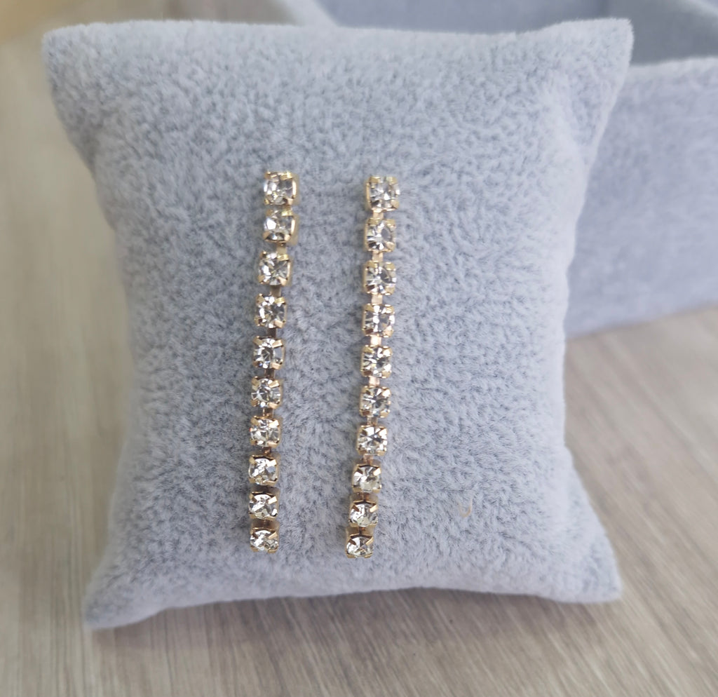 Stainless steel κρεμαστά straps σκουλαρίκια