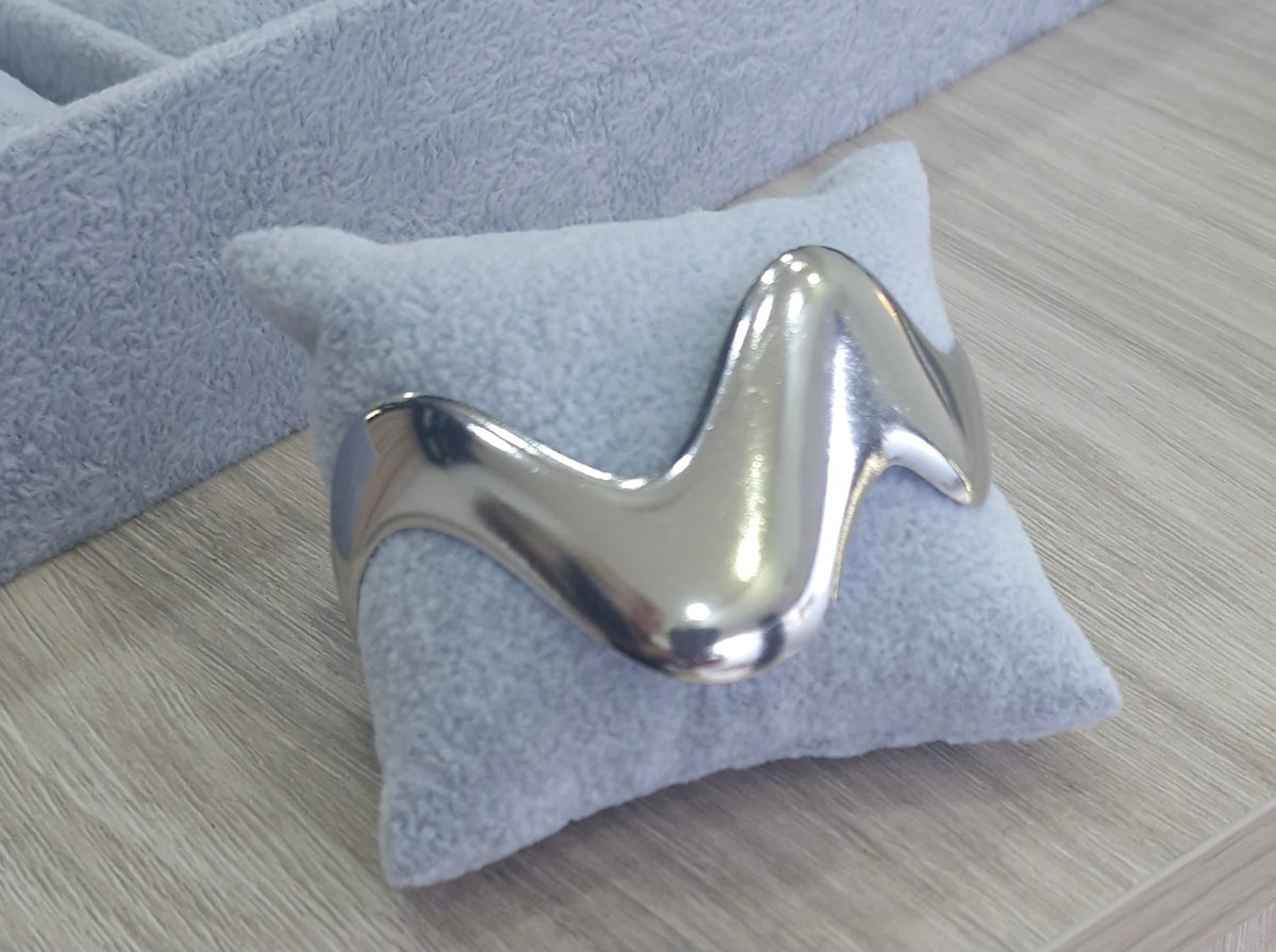 Stainless steel βραχιολι  ασημι