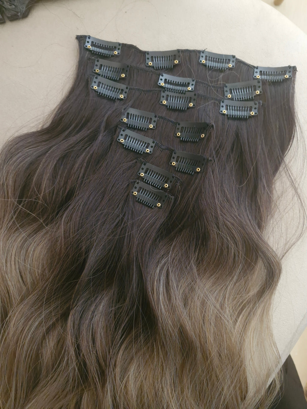 Τρεσα balayage σαντρε ,7 κομμάτια 60-65εκ