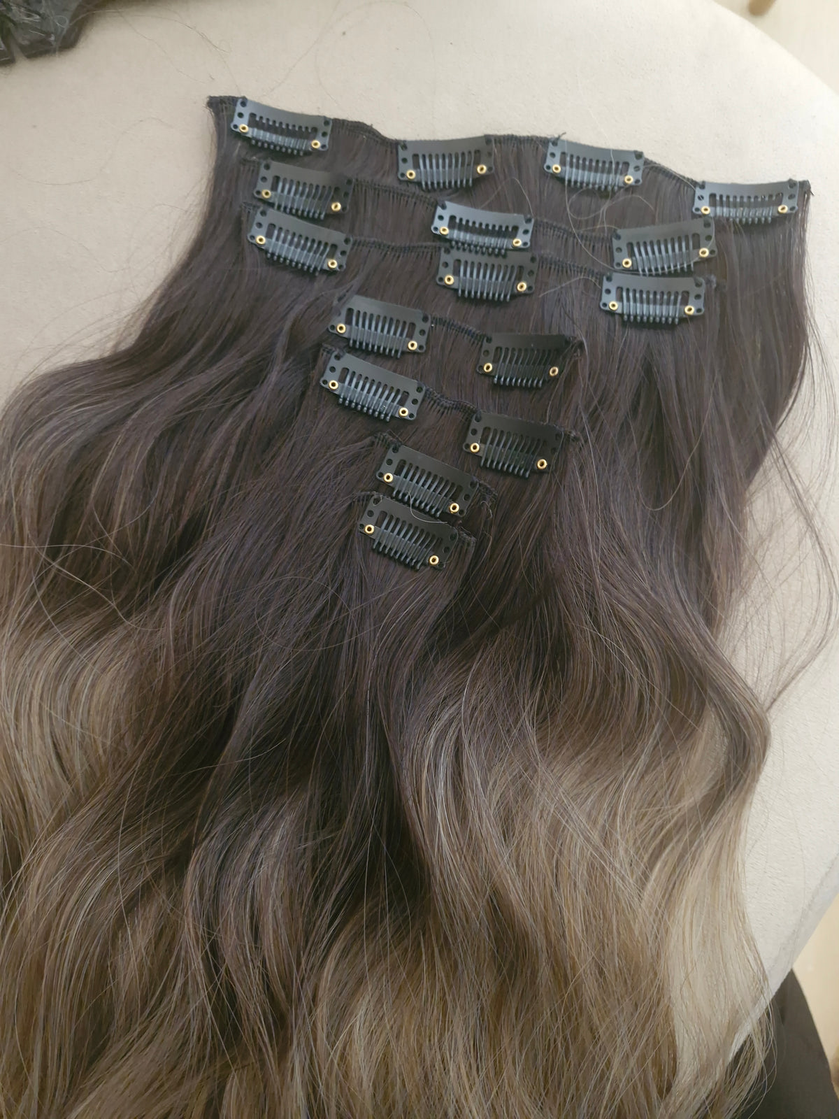 Τρεσα balayage σαντρε ,7 κομμάτια 60-65εκ