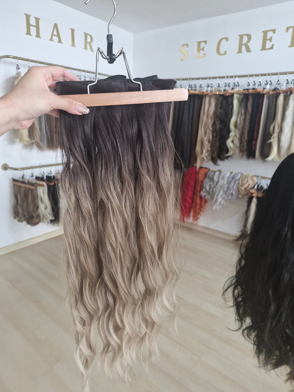 Τρεσα balayage σαντρε ,7 κομμάτια 60-65εκ